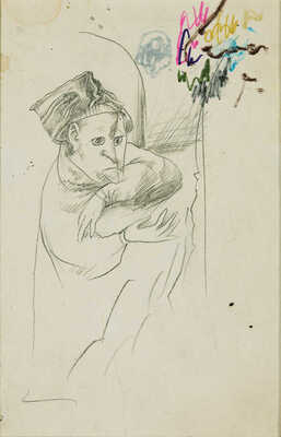 Пятницкий Владимир Павлович. Персонаж в шапке 